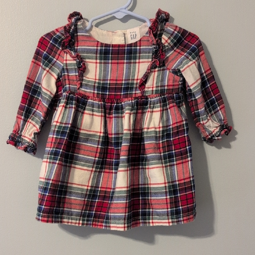 GAP Kids Multicolor Plaid Dress